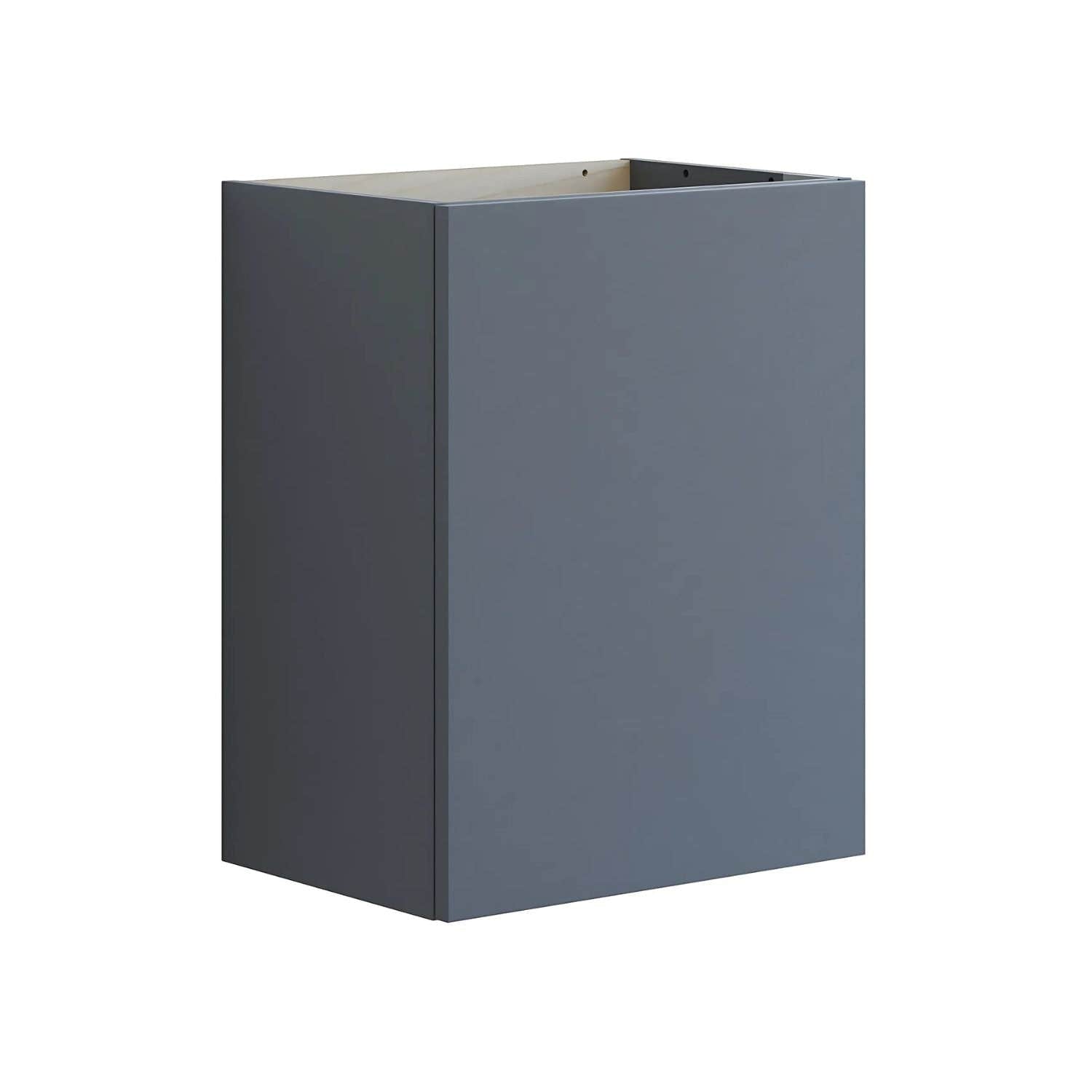 Dansani Inzo Glatt Servantskap Slim 1 Dør B50xH64xD35cm Grå matt / Høyre hengslet Dansani Servantskap DA-U03-1103