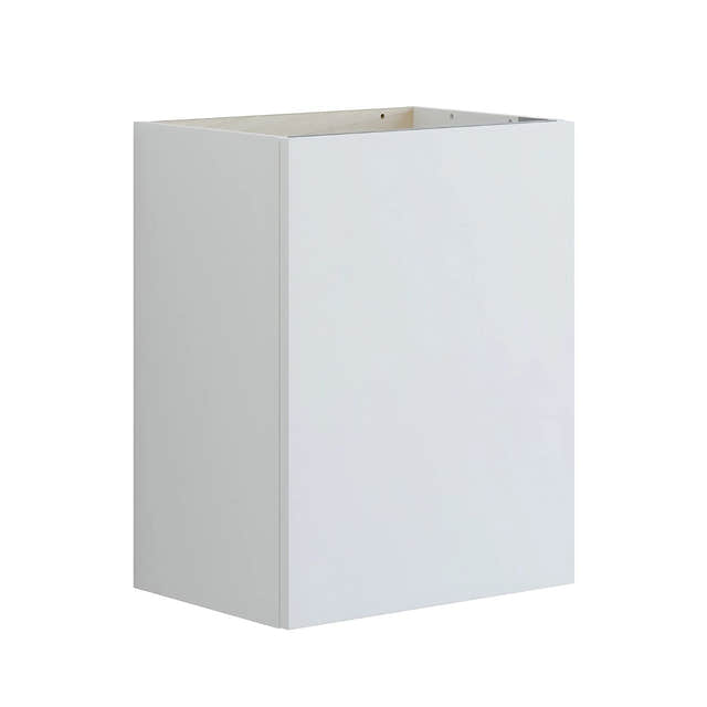 Dansani Inzo Glatt Servantskap Slim 1 Dør B50xH64xD35cm Hvit matt / Høyre hengslet Dansani Servantskap DA-U03-1110