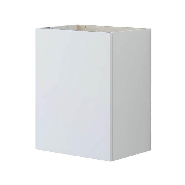 Dansani Inzo Glatt Servantskap Slim 1 Dør B50xH64xD35cm Hvit matt / Venstre hengslet Dansani Servantskap DA-U03-1210