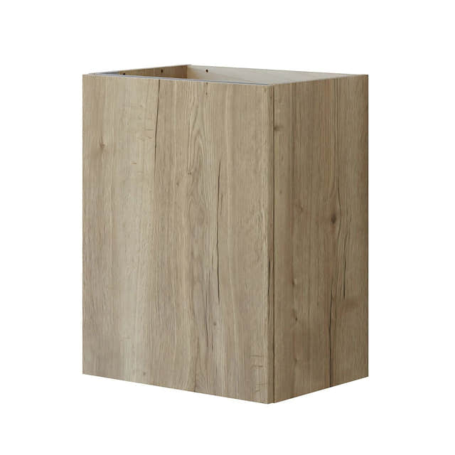 Dansani Inzo Glatt Servantskap Slim 1 Dør B50xH64xD35cm Natur eik / Venstre hengslet Dansani Servantskap DA-U03-1249