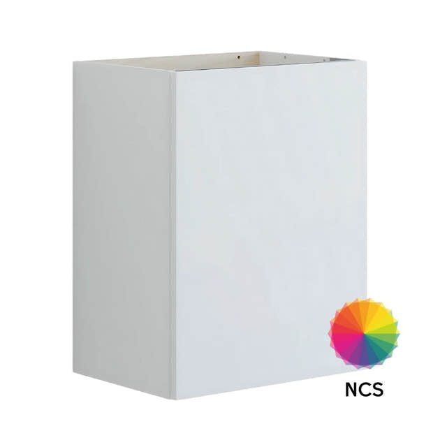 Dansani Inzo Glatt Servantskap Slim 1 Dør B50xH64xD35cm NCS farge / Høyre hengslet Dansani Servantskap DA-U03-1199