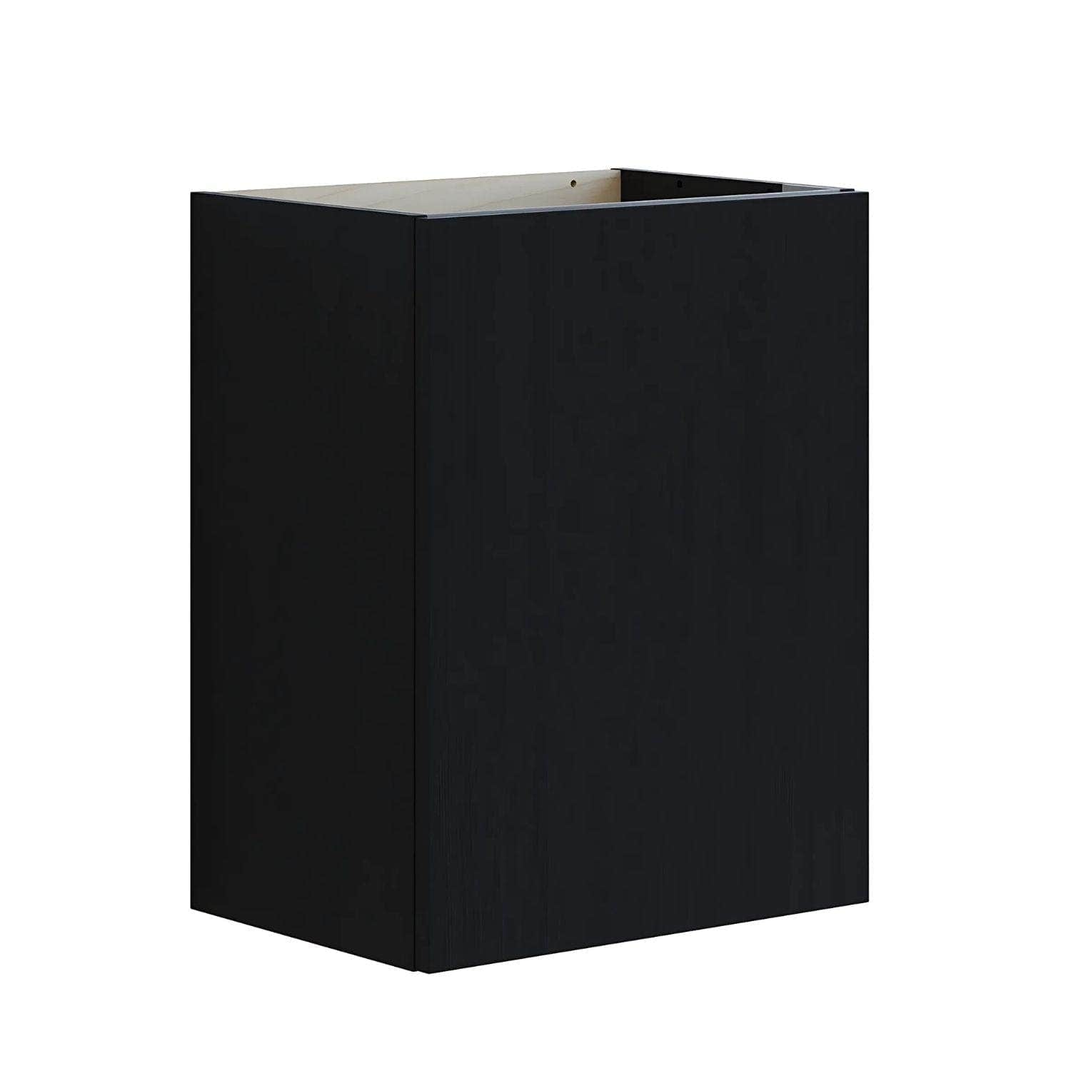 Dansani Inzo Glatt Servantskap Slim 1 Dør B50xH64xD35cm Svart eik / Høyre hengslet Dansani Servantskap DA-U03-1150