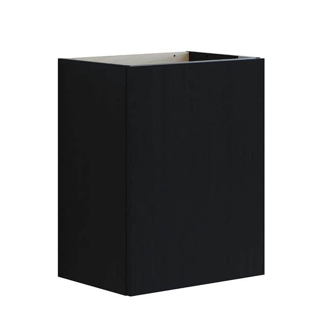 Dansani Inzo Glatt Servantskap Slim 1 Dør B50xH64xD35cm Svart eik / Høyre hengslet Dansani Servantskap DA-U03-1150