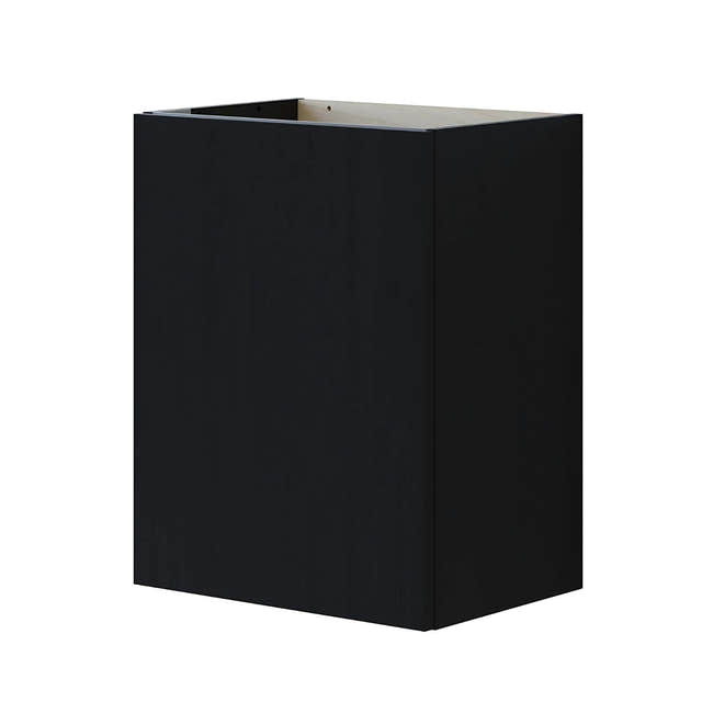 Dansani Inzo Glatt Servantskap Slim 1 Dør B50xH64xD35cm Svart eik / Venstre hengslet Dansani Servantskap DA-U03-1250