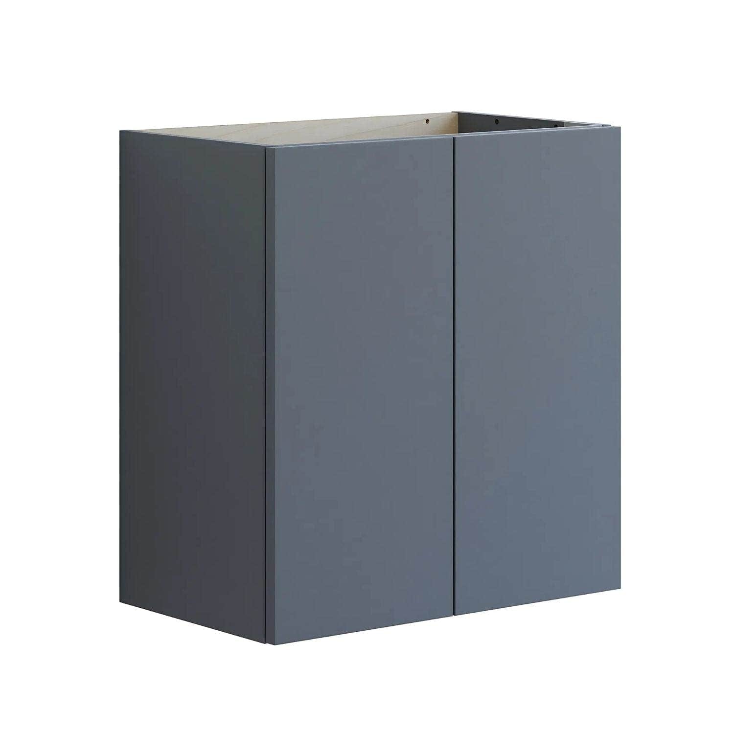 Dansani Inzo Glatt Servantskap Slim 2 Dører B60-80xH64xD35cm Grå matt / 60cm Dansani Servantskap DA-U04-1003
