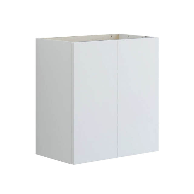 Dansani Inzo Glatt Servantskap Slim 2 Dører B60-80xH64xD35cm Hvit matt / 60cm Dansani Servantskap DA-U04-1010