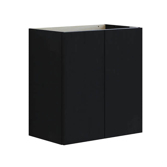 Dansani Inzo Glatt Servantskap Slim 2 Dører B60-80xH64xD35cm Svart eik / 60cm Dansani Servantskap DA-U04-1050