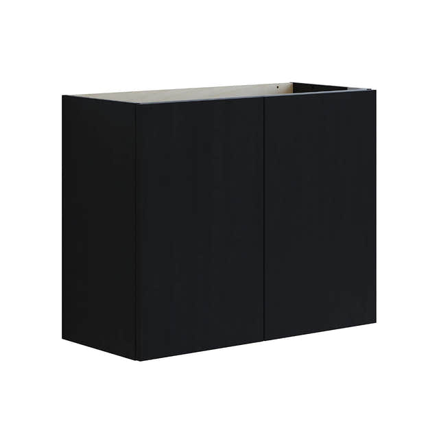 Dansani Inzo Glatt Servantskap Slim 2 Dører B60-80xH64xD35cm Svart eik / 80cm Dansani Servantskap DA-U05-1050