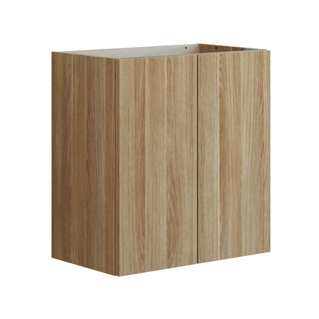 Dansani Inzo Glatt Servantskap Slim 2 Dører B60-80xH64xD35cm Varm eik / 60cm Dansani Servantskap DA-U04-1055