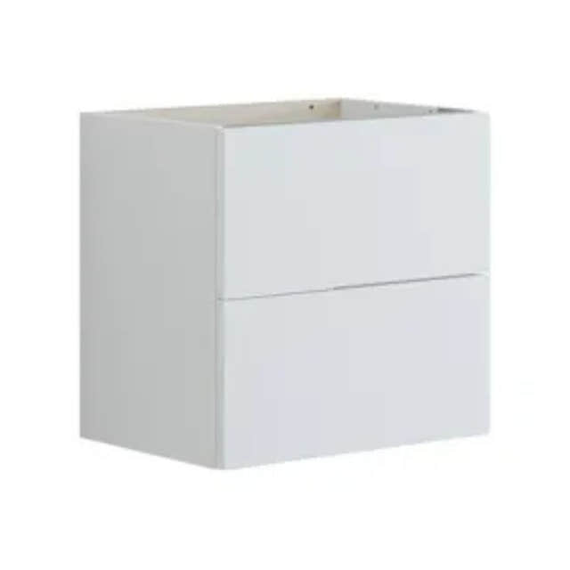 Dansani Inzo Glatt Servantskap Slim 2 Skuff Hvit matt / 50cm Dansani Servantskap DA-U06-1010