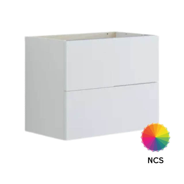 Dansani Inzo Glatt Servantskap Slim 2 Skuff NCS farge / 60cm Dansani Servantskap DA-U07-1099