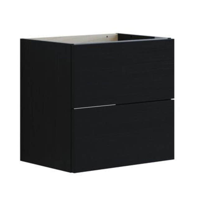 Dansani Inzo Glatt Servantskap Slim 2 Skuff Svart eik / 50cm Dansani Servantskap DA-U06-1050
