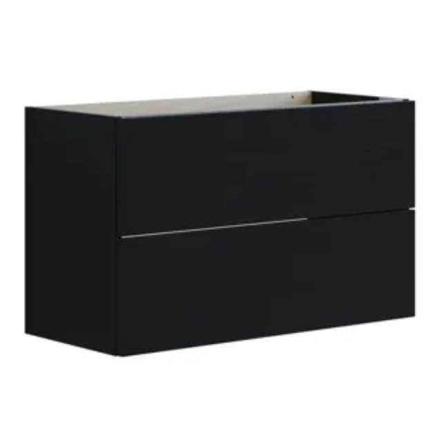 Dansani Inzo Glatt Servantskap Slim 2 Skuff Svart eik / 80cm Dansani Servantskap DA-U08-1050