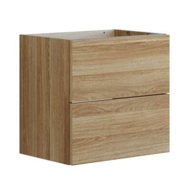 Dansani Inzo Glatt Servantskap Slim 2 Skuff Varm eik / 50cm Dansani Servantskap DA-U06-1055
