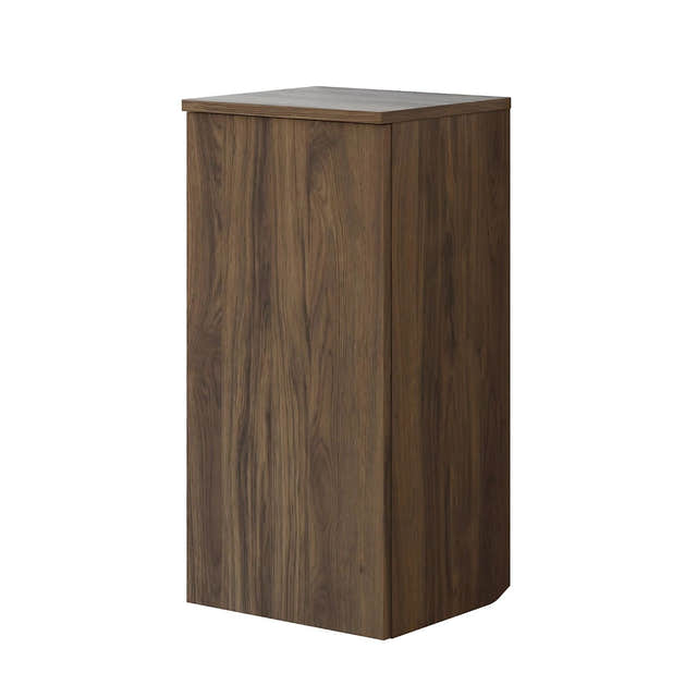 Dansani Inzo Glatt Underskap 1 dør B40 Brun eik / 40cm / Versjon A venstre hengslet Dansani Sideskap bad DA-U43-1252