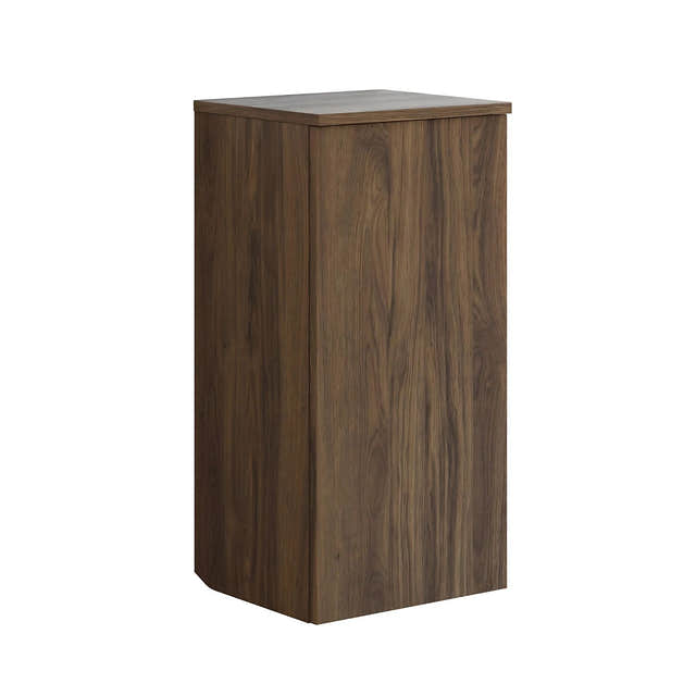Dansani Inzo Glatt Underskap 1 dør B40 Brun eik / 40cm / Versjon B høyre hengslet Dansani Sideskap bad DA-U44-1152