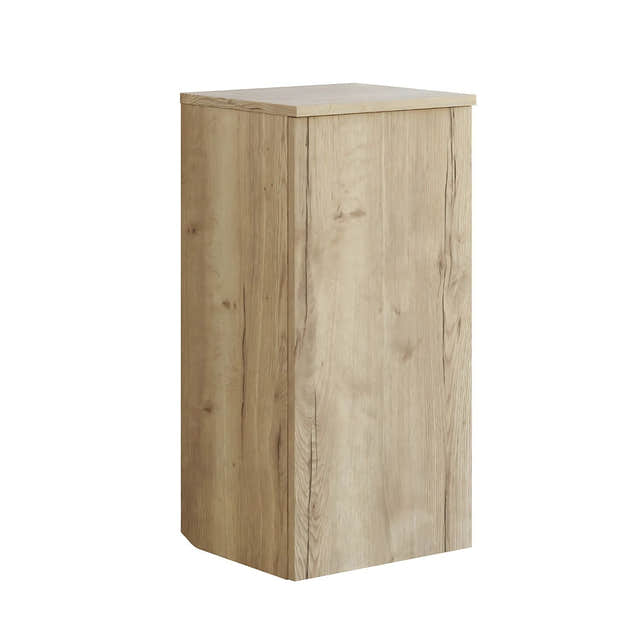 Dansani Inzo Glatt Underskap 1 dør B40 Natur eik / 40cm / Versjon A høyre hengslet Dansani Sideskap bad DA-U43-1149