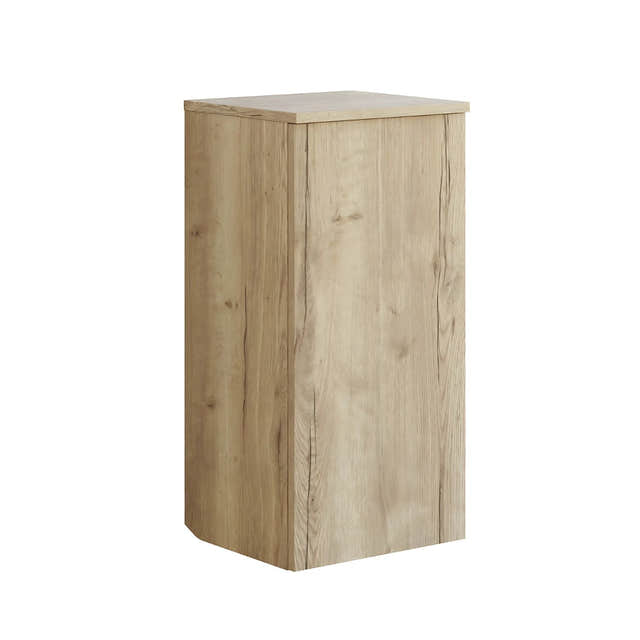 Dansani Inzo Glatt Underskap 1 dør B40 Natur eik / 40cm / Versjon B høyre hengslet Dansani Sideskap bad DA-U44-1149