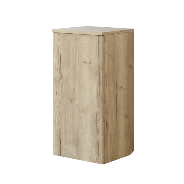Dansani Inzo Glatt Underskap 1 dør B40 Natur eik / 40cm / Versjon B venstre hengslet Dansani Sideskap bad DA-U44-1249
