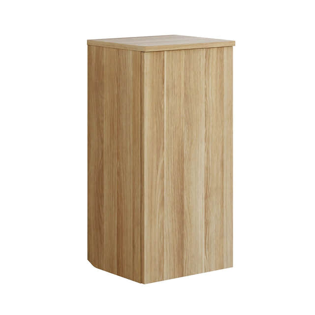 Dansani Inzo Glatt Underskap 1 dør B40 Varm eik / 40cm / Versjon A høyre hengslet Dansani Sideskap bad DA-U43-1155