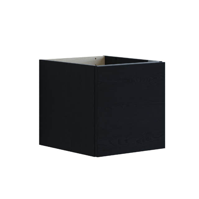 Dansani Inzo Glatt Underskap 1 skuff B40xH40xD44cm Svart eik Dansani Sideskap bad DA-U51-1050