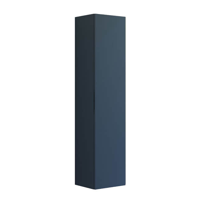 Dansani INZO Høyskap med Integrert Grep 1 dør B40 Deep blue / 40cm / Versjon A høyre hengslet Dansani Høyskap bad DA-U47-2132