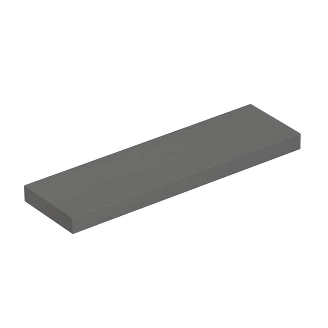 Dansani Inzo Hylle med spyd Grå matt / 50cm Dansani Baderomshylle DA-NHS-501703
