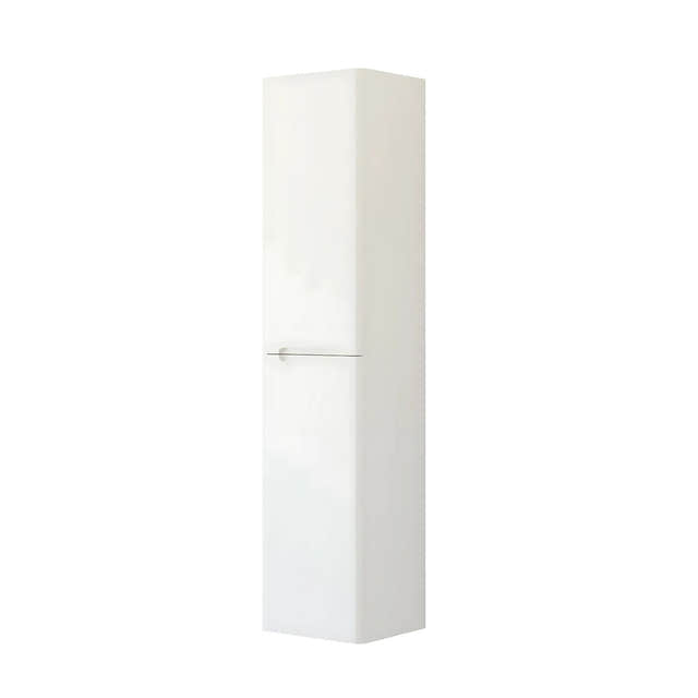 Dansani Inzo Integrert Høyskap 2 dør B40xH176xD35cm Hvit matt / 40cm / Versjon A venstre hengslet Dansani Høyskap bad DA-R14-A210