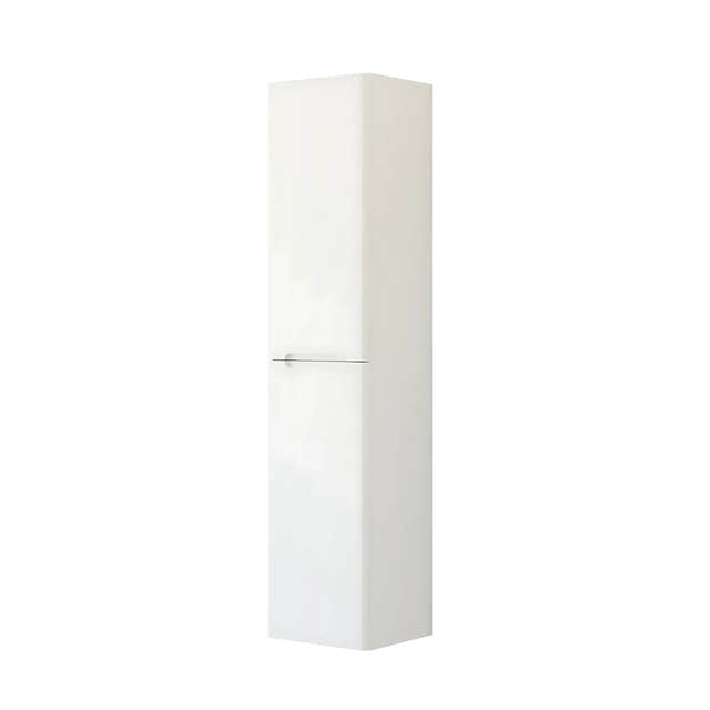 Dansani Inzo Integrert Høyskap 2 dør B40xH176xD35cm Hvit matt / 40cm / Versjon B venstre hengslet Dansani Høyskap bad DA-R15-A210