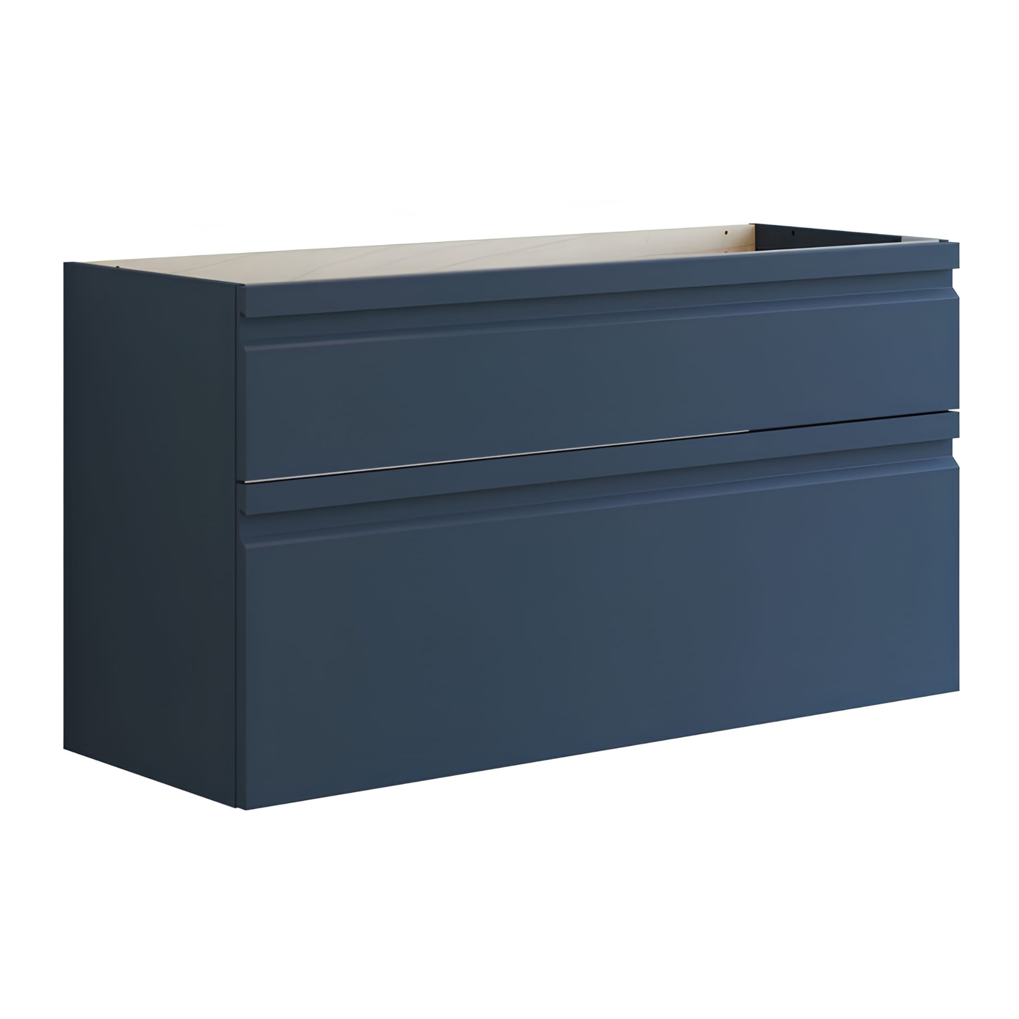 Dansani Inzo Integrert Servantskap 2 skuff ekstra høy underskuff Deep blue / 120cm Dansani Servantskap DA-U27-2032