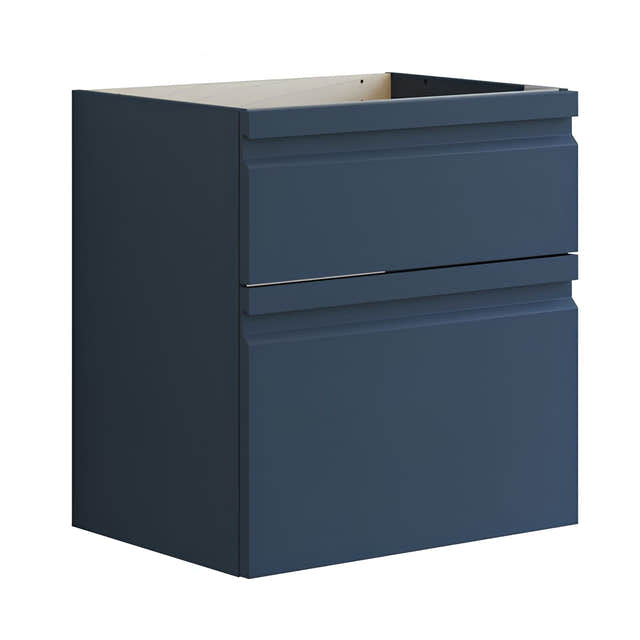 Dansani Inzo Integrert Servantskap 2 skuff ekstra høy underskuff Deep blue / 60cm Dansani Servantskap DA-U24-2032