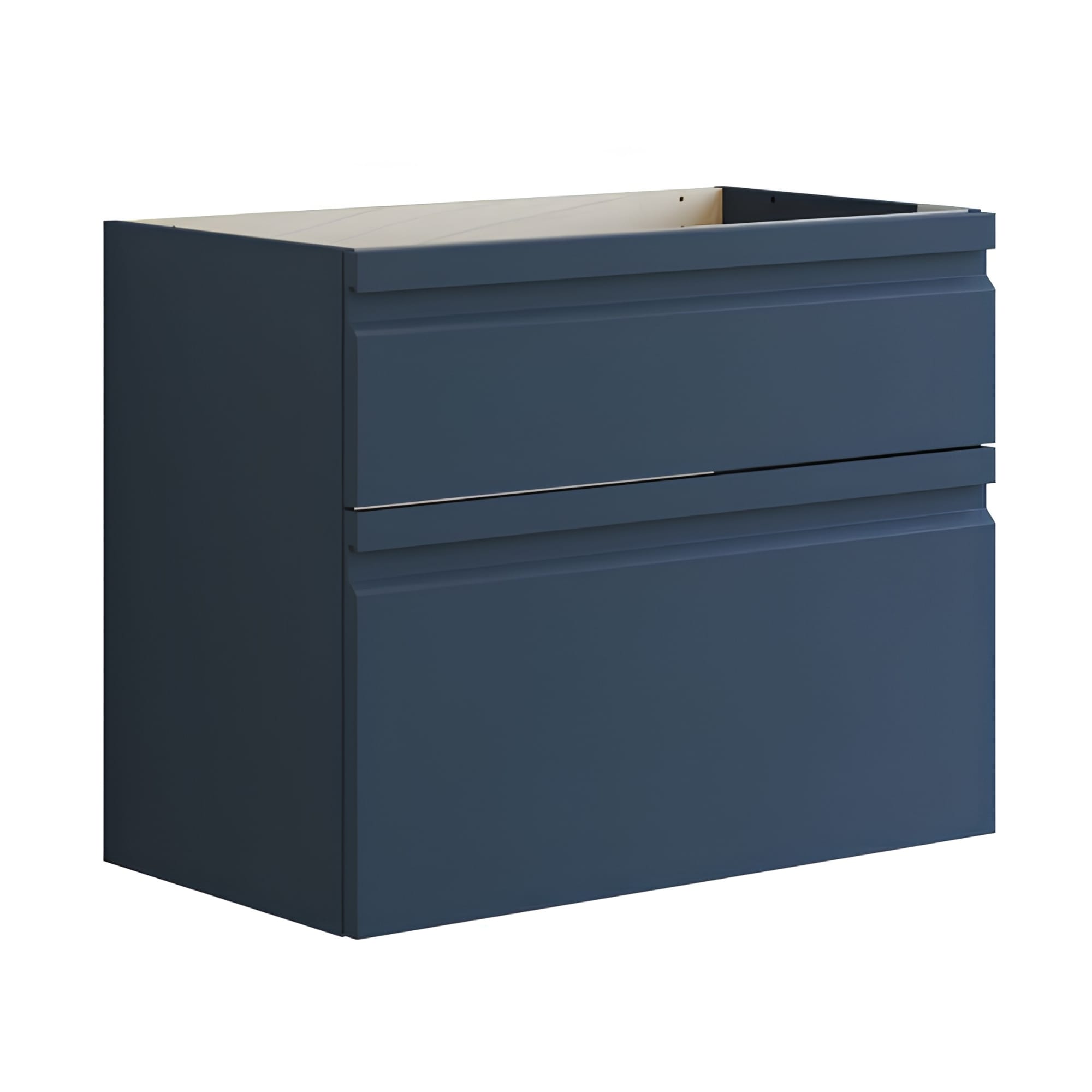 Dansani Inzo Integrert Servantskap 2 skuff ekstra høy underskuff Deep blue / 80cm Dansani Servantskap DA-U25-2032