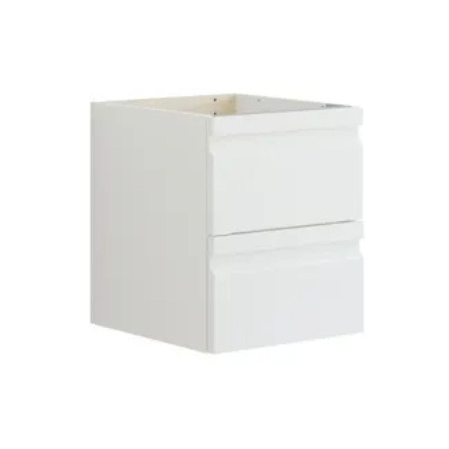 Dansani Inzo Integrert Servantskap 2 skuff H48 Hvit matt lakk / 40cm Dansani Servantskap DA-U52-2071