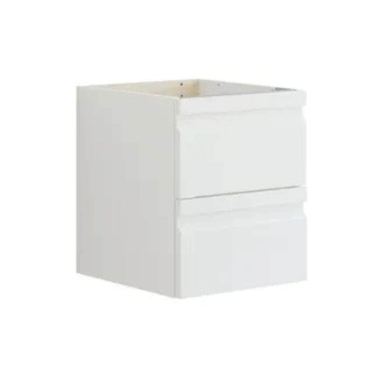 Dansani Inzo Integrert Servantskap 2 skuff H48 Hvit matt lakk / 40cm Dansani Servantskap DA-U52-2071