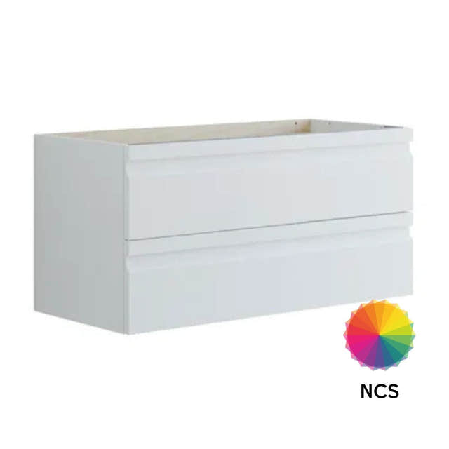Dansani Inzo Integrert Servantskap 2 skuff H48 NCS farge / 100cm Dansani Servantskap DA-U35-2099