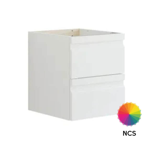 Dansani Inzo Integrert Servantskap 2 skuff H48 NCS farge / 40cm Dansani Servantskap DA-U52-2099