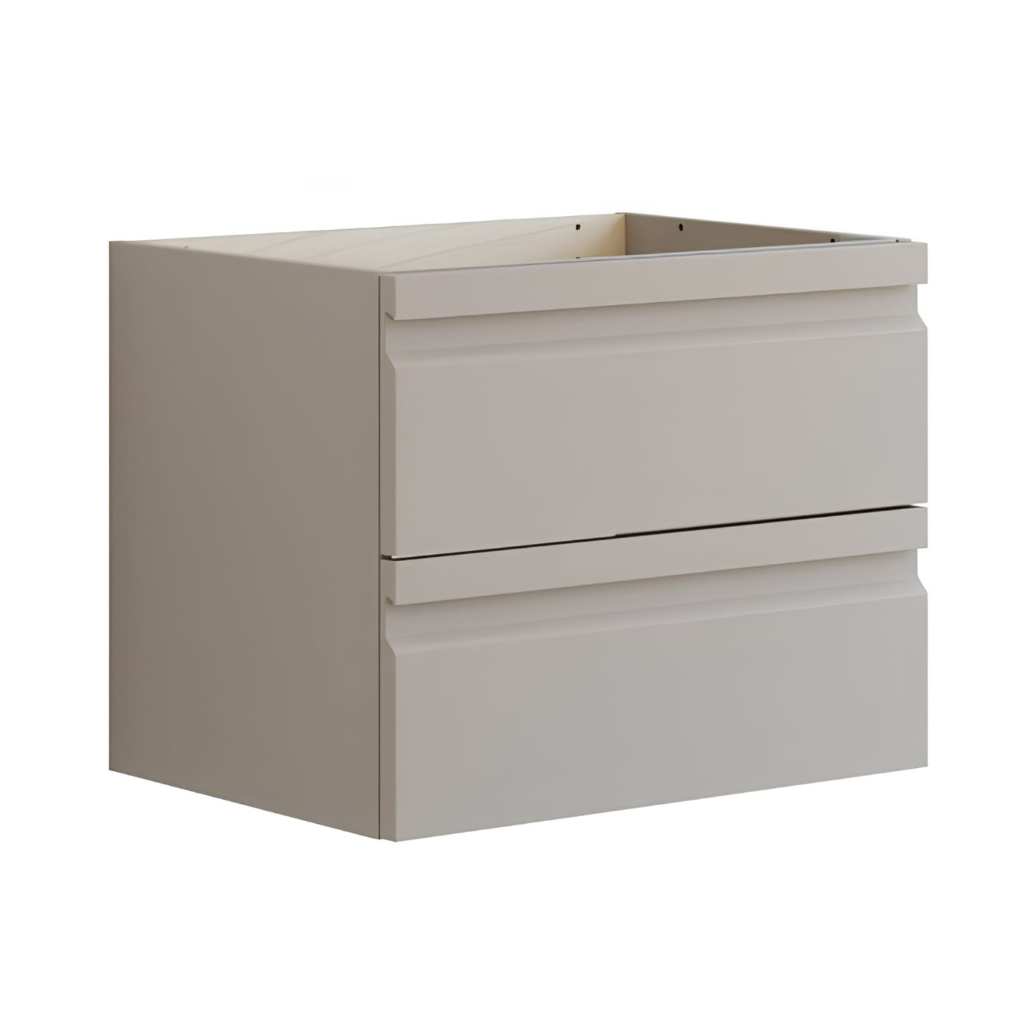 Dansani Inzo Integrert Servantskap 2 skuff H48 Softstone / 60cm Dansani Servantskap DA-U33-2035