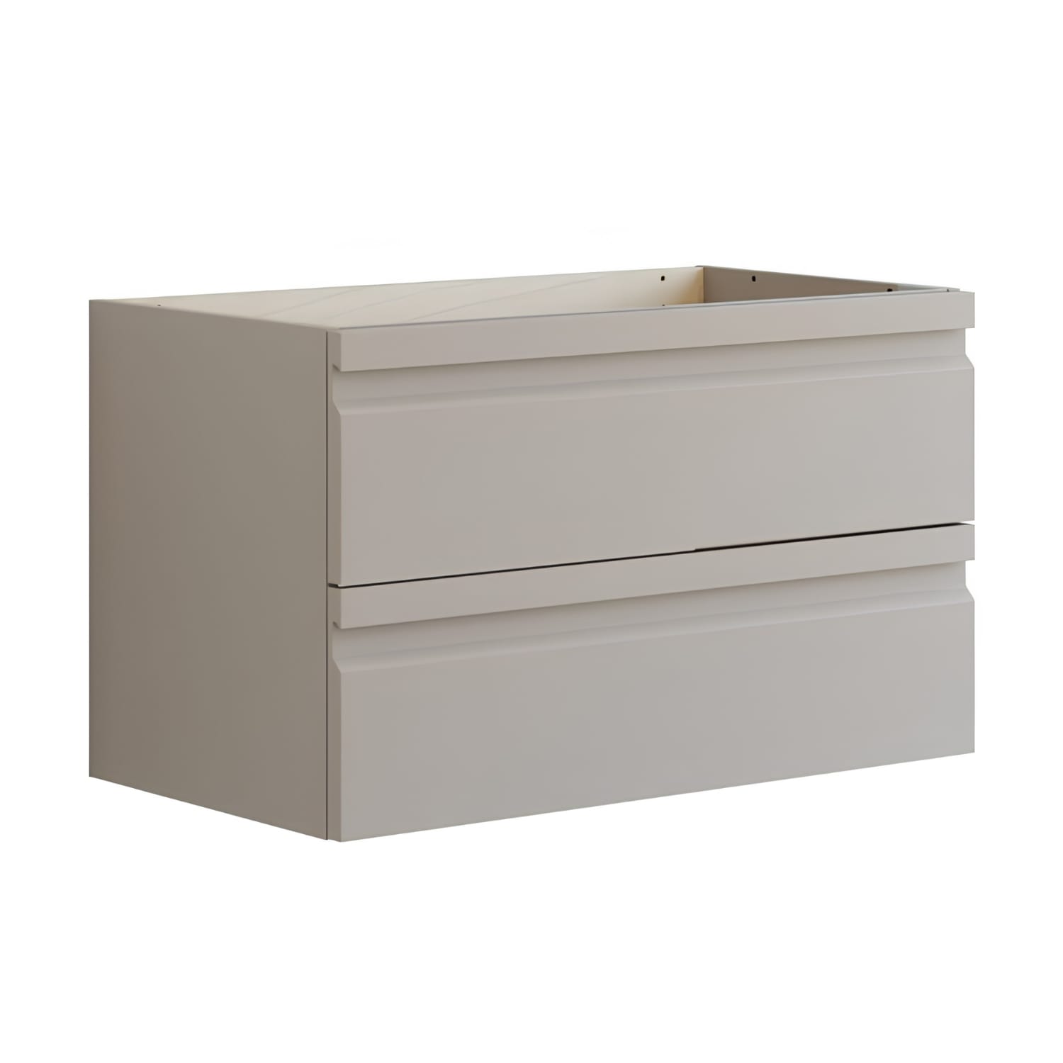 Dansani Inzo Integrert Servantskap 2 skuff H48 Softstone / 80cm Dansani Servantskap DA-U34-2035
