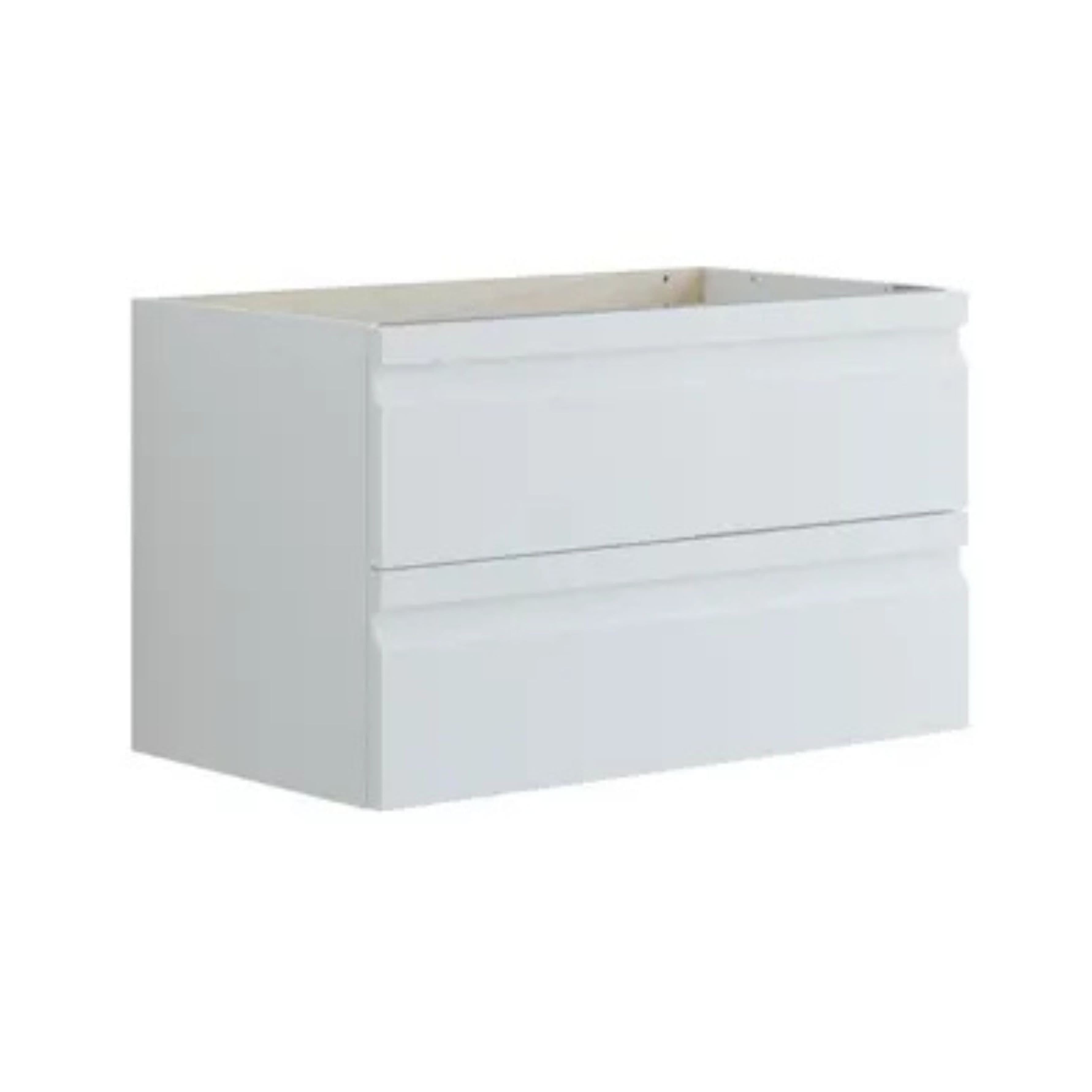 Dansani Inzo Integrert Servantskap 2 skuff Hvit matt lakk / 80cm Dansani Servantskap DA-U20-2071