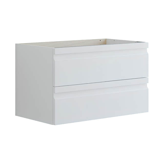 Dansani Inzo Integrert Servantskap 2 skuff Hvit matt lakk / 80cm Dansani Servantskap DA-U20-2071