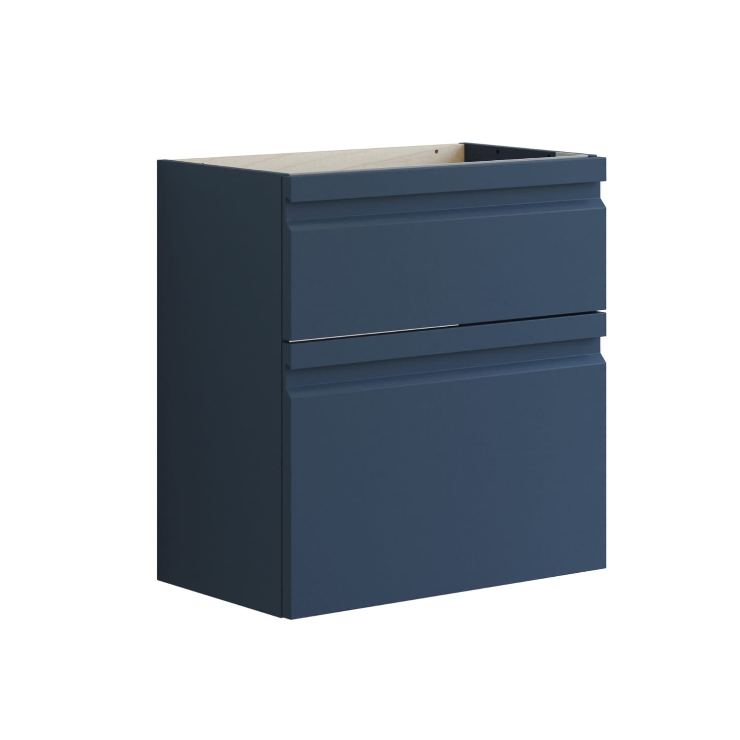 Dansani Inzo Integrert Servantskap Slim 2 skuff ekstra høy underskuff Deep blue / 60cm Dansani Servantskap DA-U10-2032