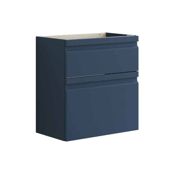 Dansani Inzo Integrert Servantskap Slim 2 skuff ekstra høy underskuff Deep blue / 60cm Dansani Servantskap DA-U10-2032