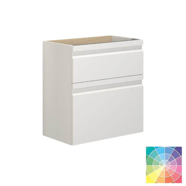 Dansani Inzo Integrert Servantskap Slim 2 skuff ekstra høy underskuff NCS farge / 60cm Dansani Servantskap DA-U10-2099