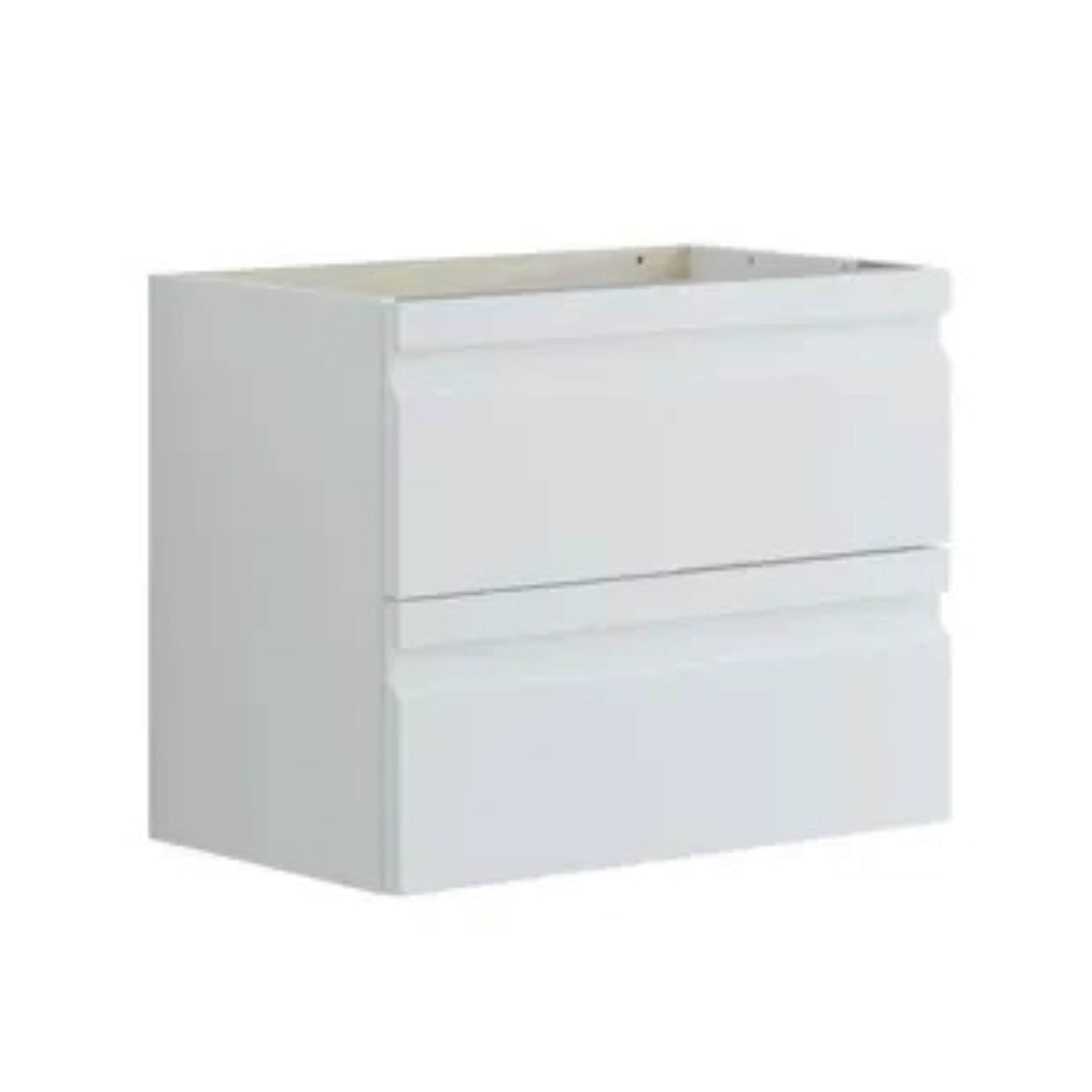 Dansani Inzo Integrert Servantskap Slim 2 skuff Hvit matt lakk / 60cm Dansani Servantskap DA-U07-2071