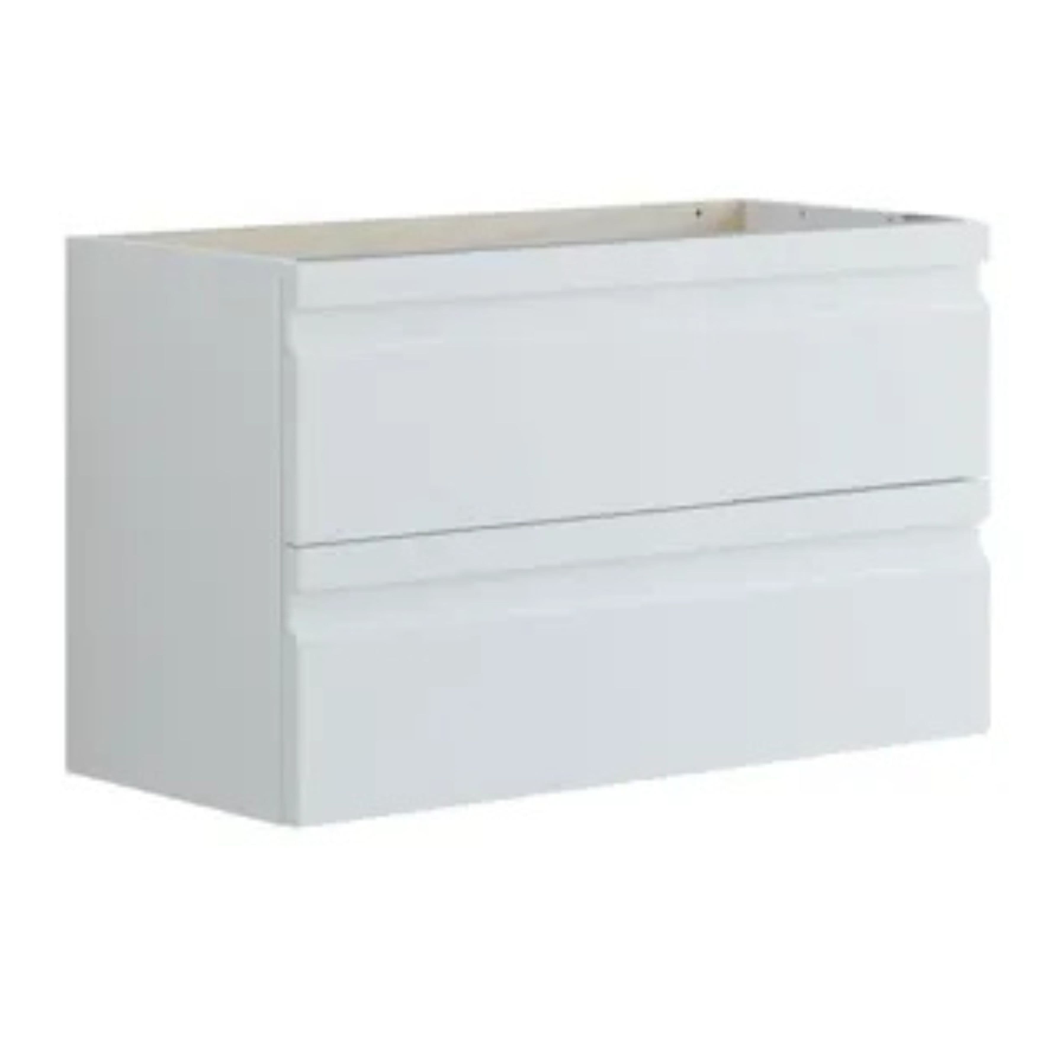 Dansani Inzo Integrert Servantskap Slim 2 skuff Hvit matt lakk / 80cm Dansani Servantskap DA-U08-2071