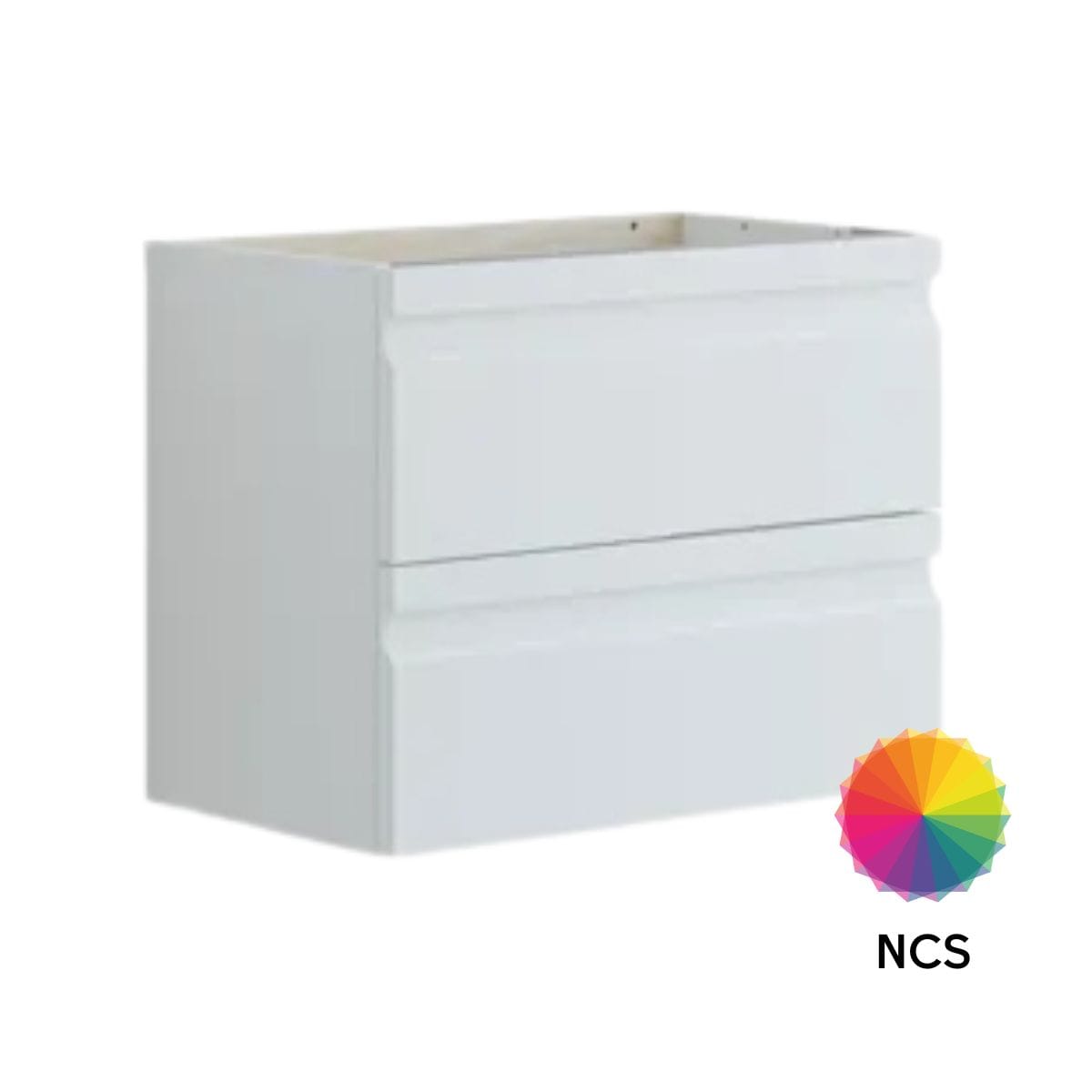 Dansani Inzo Integrert Servantskap Slim 2 skuff NCS farge / 60cm Dansani Servantskap DA-U07-2099