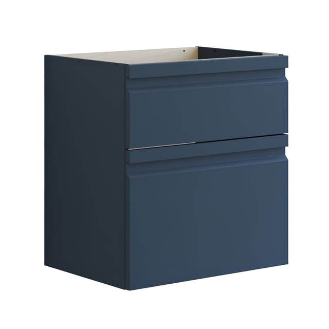 Dansani Inzo Integrert Sideskap 2 skuff Deep blue / 60cm Dansani Sideskap bad DA-U37-2032