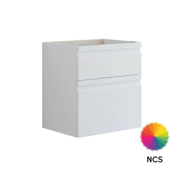 Dansani Inzo Integrert Sideskap 2 skuff NCS farge / 60cm Dansani Sideskap bad DA-U37-2099