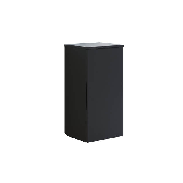 Dansani Inzo Integrert Underskap 1 dør B40 Svart matt / 40cm / Versjon A høyre hengslet Dansani Sideskap bad DA-U43-2137