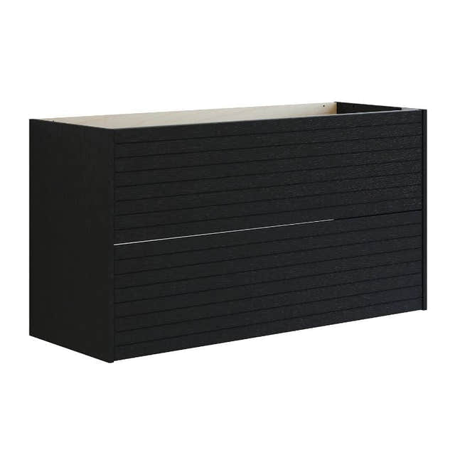 Dansani Inzo Lamel Servantskap 2 skuff  B60-120xH64xD44cm Eik noir / 120cm dobbel Dansani Servantskap DA-T10-6044